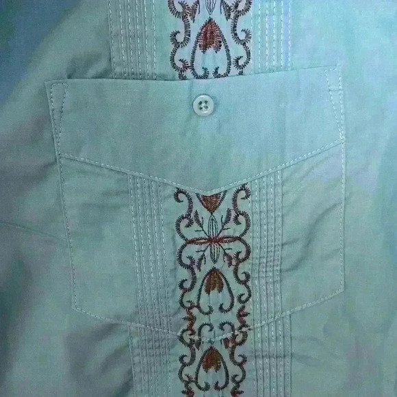 Blue Button Down - Picture 6 of 7